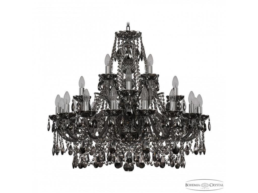 люстра хрустальная Bohemia Ivele Crystal 411/16+4+4/300 Ni M731   [1411/16+4+4/300 Ni M731] прозрачн