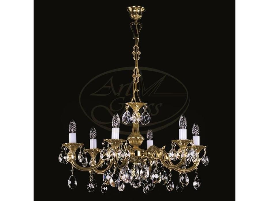 люстра хрустальная Artglass Alice ALICE VI  [ALICE VI. LIGHT PATINA] светлая патина
