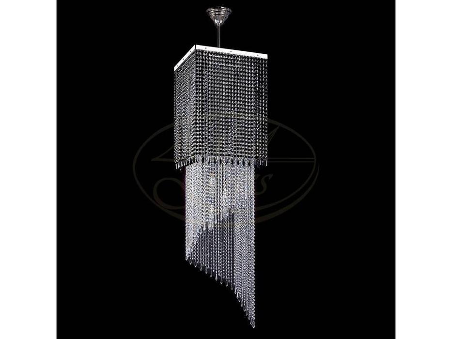 люстра хрустальная Artglass Ambra   [AMBRA NICKEL CE] никель