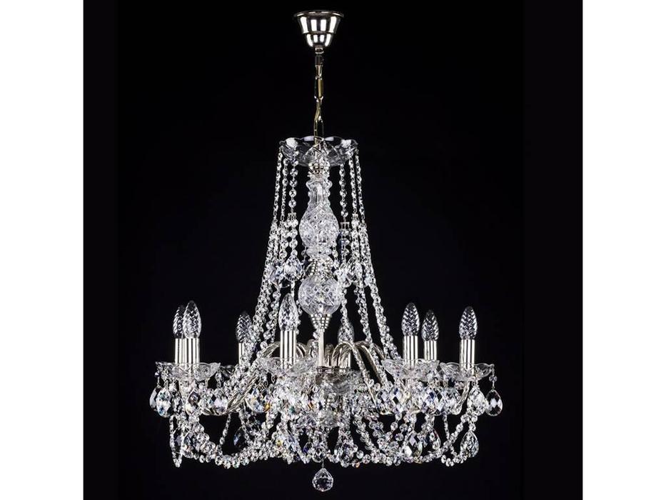 люстра хрустальная Artglass Ariana ARIANA VIII  [ARIANA VIII. NICKEL CE] никель