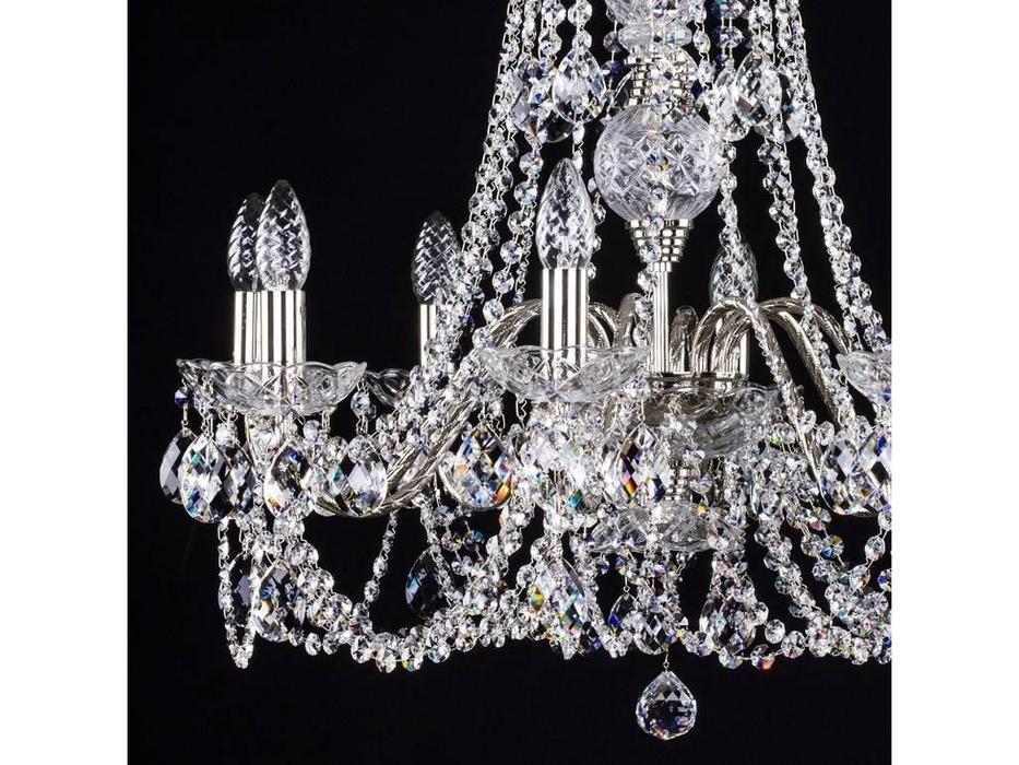 люстра хрустальная Artglass Ariana ARIANA VIII  [ARIANA VIII. NICKEL CE] никель