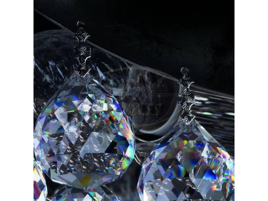 люстра хрустальная Artglass Fiona FIONA II  [FIONA II. NICKEL CE] никель