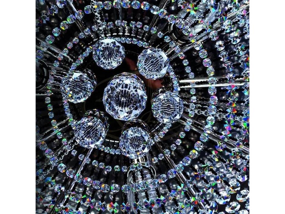 люстра хрустальная Artglass Gerta GERTA DIA 450  6x40 W  [GERTA DIA 450 NICKEL SP] никель