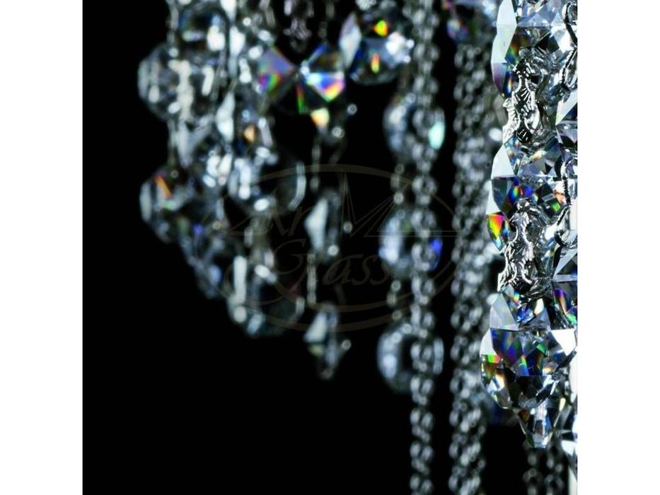 люстра хрустальная Artglass Erin ERIN  [ERIN NICKEL SP] никель