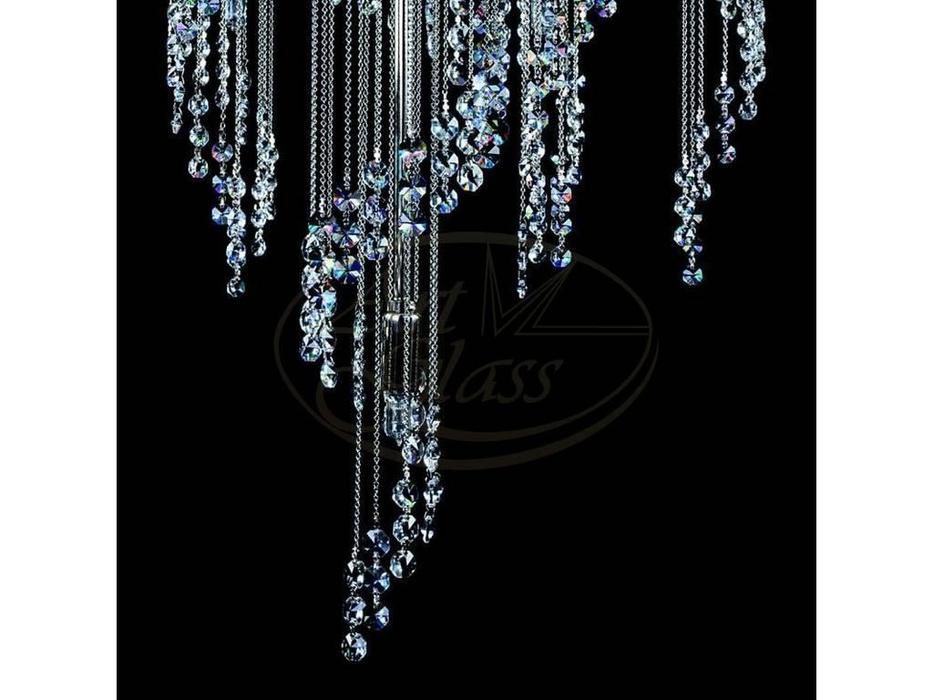 люстра хрустальная Artglass Erin ERIN  [ERIN NICKEL SP] никель