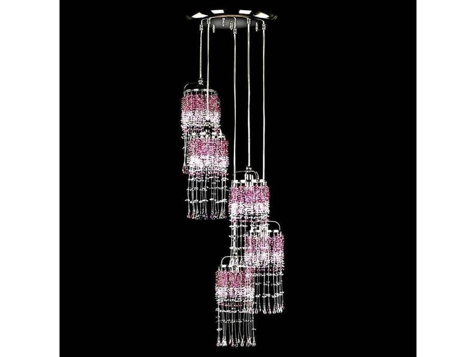 люстра Artglass Small Game SMALL GAME  [SMALL GAME 01-05 CE - COLOUR MIX] никель