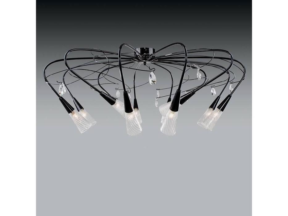 люстра Lightstar Aereo 12х40W G9  [711127] черный