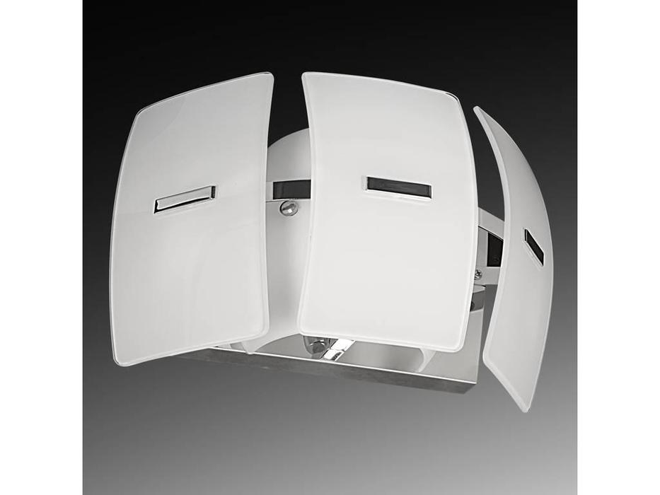 бра Lightstar Lamella 1х40W E14  [801616] хром, белый