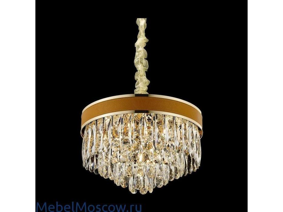 люстра подвесная Wertmark Clarissa   [WE136.08.303] золото, apricot