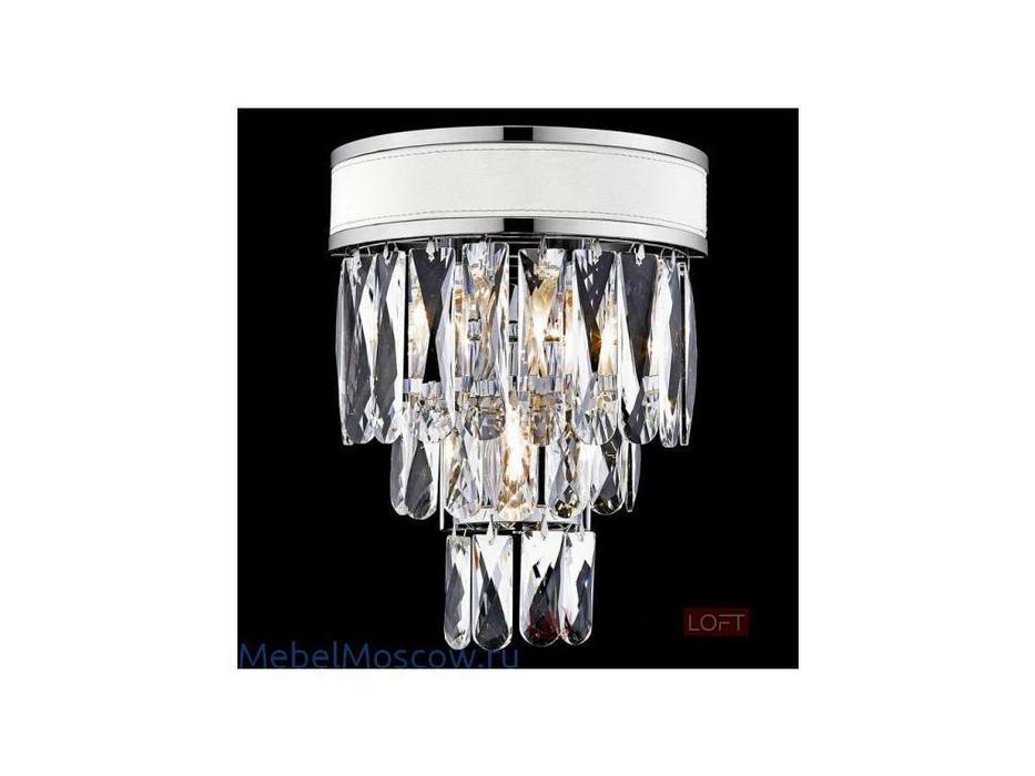 бра Wertmark Clarissa   [WE136.03.101] хром, white
