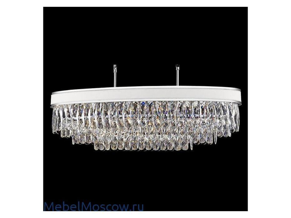 люстра подвесная Wertmark Clarissa   [WE136.12.103] хром, white