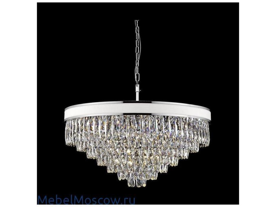 люстра подвесная Wertmark Clarissa   [WE136.22.103] хром, white