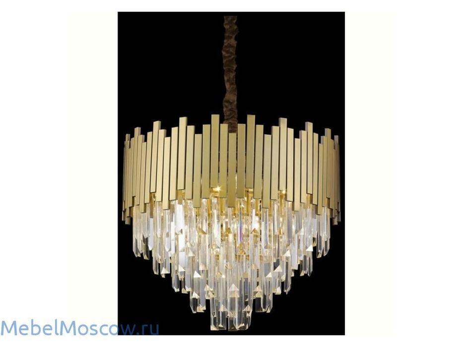люстра подвесная Wertmark Calogera   [WE137.12.503] antic brass matt