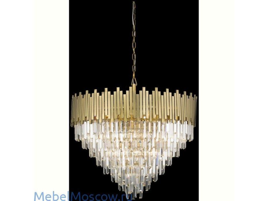 люстра подвесная Wertmark Calogera   [WE137.21.503] antic brass matt
