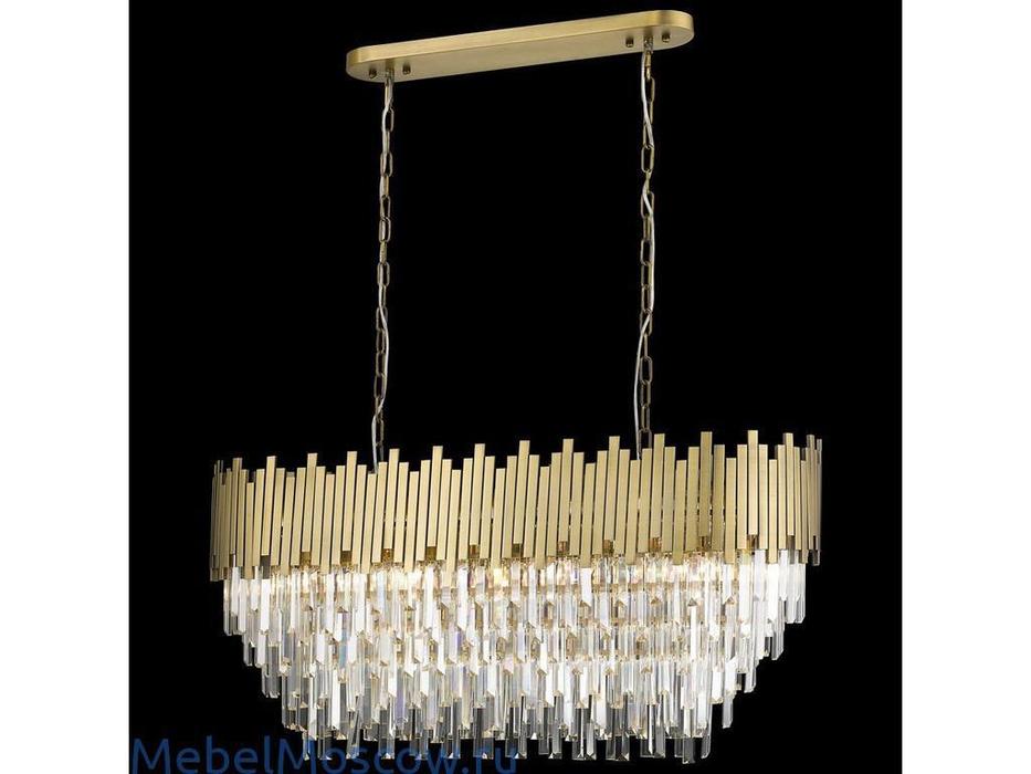 люстра подвесная Wertmark Calogera   [WE137.22.503] antic brass matt