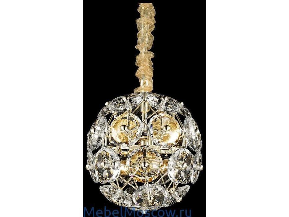 люстра подвесная Wertmark Brillant   [WE110.06.303] s-gold, хрусталь