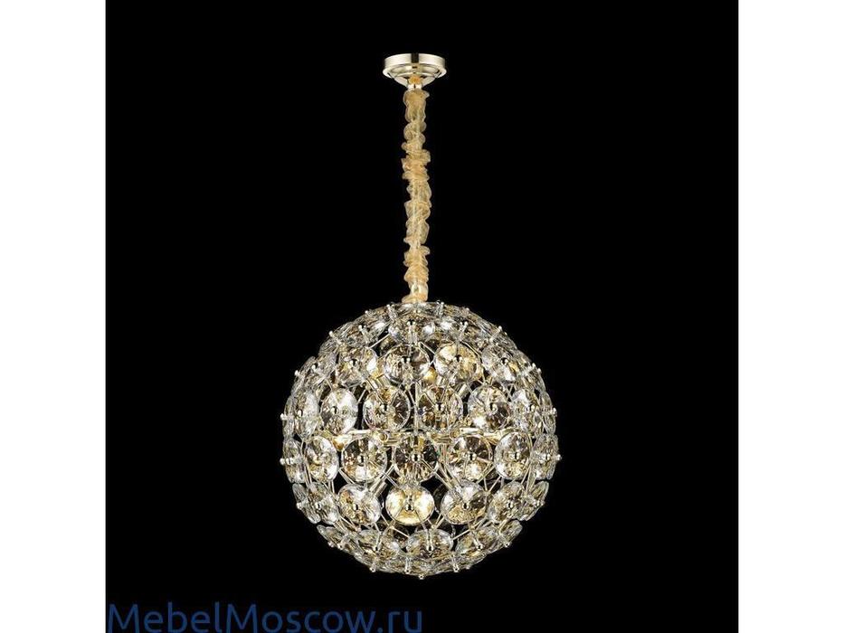люстра подвесная Wertmark Brillant   [WE110.13.303] s-gold, хрусталь
