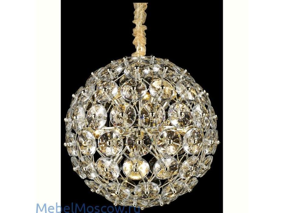люстра подвесная Wertmark Brillant   [WE110.13.303] s-gold, хрусталь