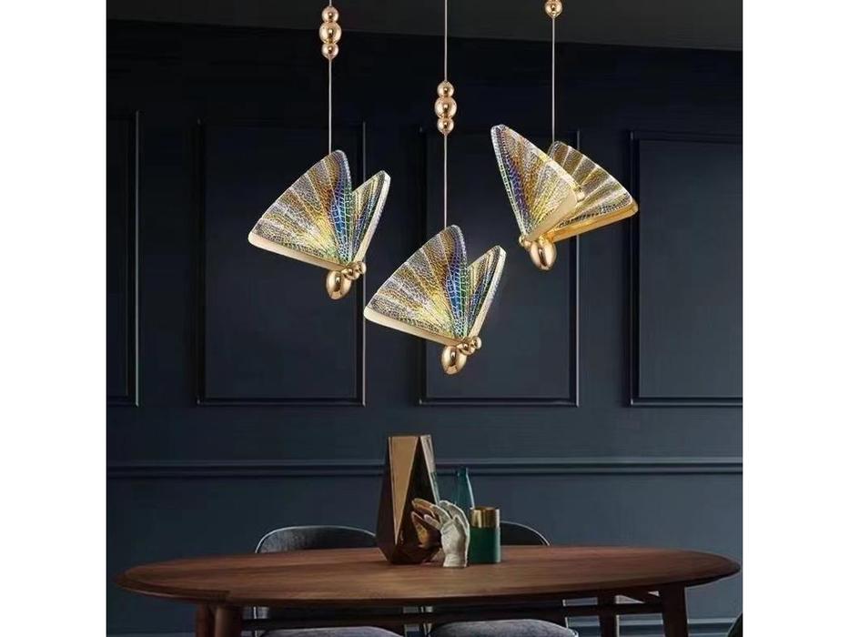 люстра подвесная STG The Fluttering Butterfly  R3  [18934] золото