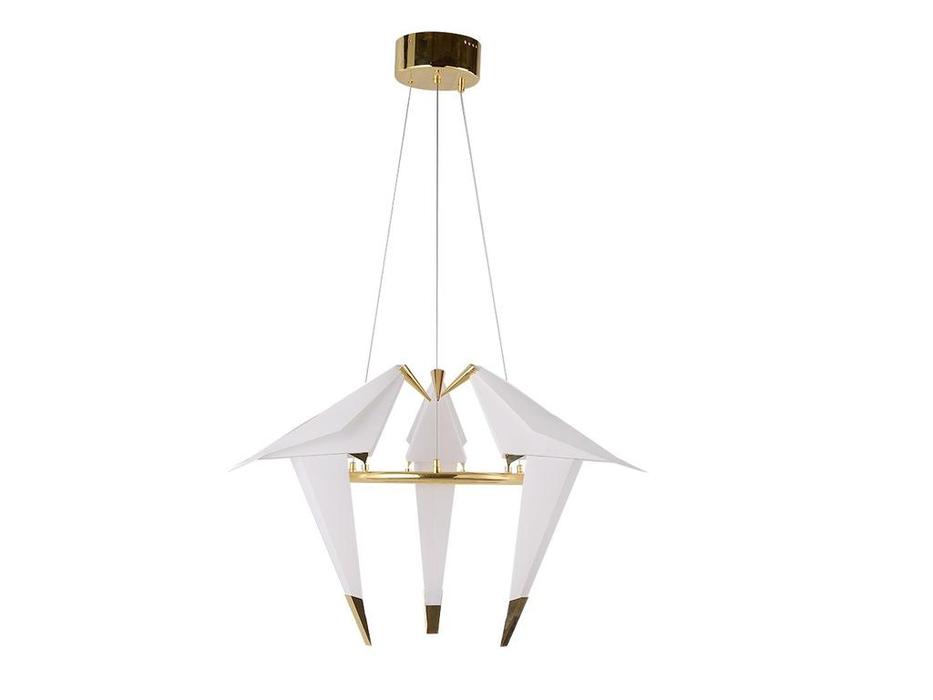 люстра подвесная STG Origami Bird   [11979] белый, золото