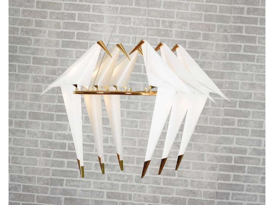 люстра подвесная STG Origami Bird   [11981] золото