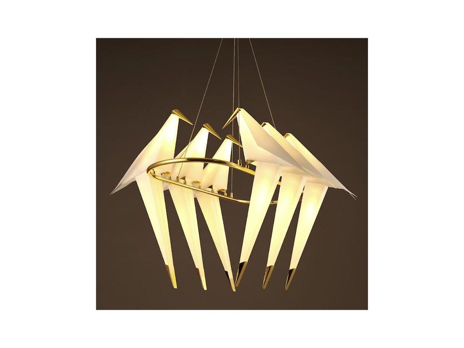 люстра подвесная STG Origami Bird   [11981] золото