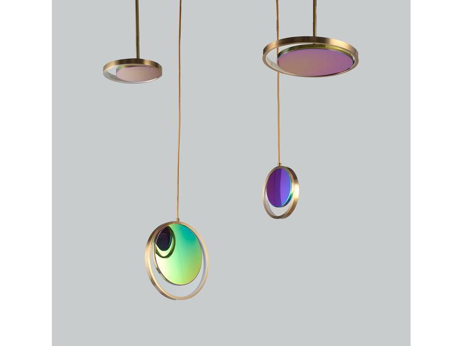 люстра подвесная STG Pearl Circle   [18959] разноцветный, латунь