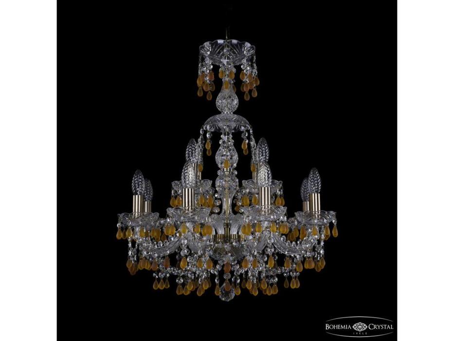 люстра хрустальная Bohemia Ivele Crystal 1410/8+4/195/XL-66 Pa V1003   [1410/8+4/195/XL-66 Pa V1003]