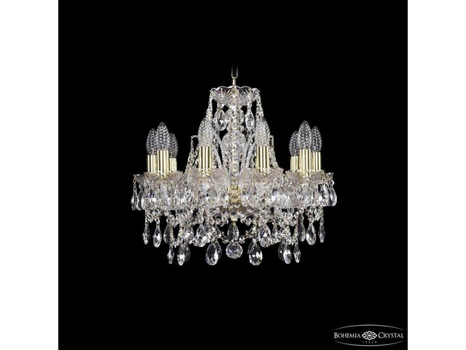 люстра хрустальная Bohemia Ivele Crystal 1411/10/141 G   [1411/10/141 G] прозрачный