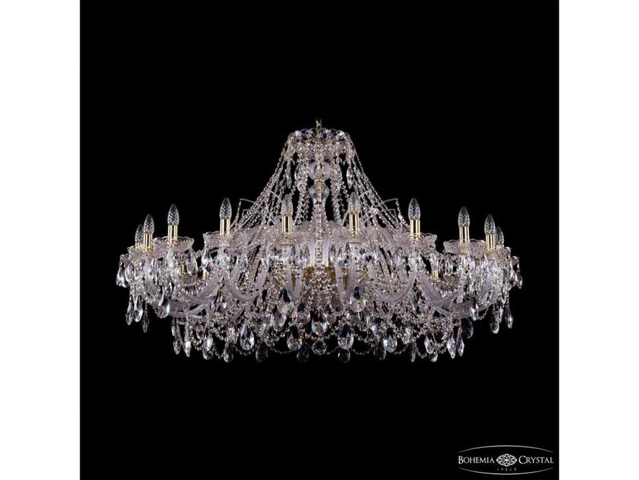 люстра хрустальная Bohemia Ivele Crystal 1411/20/460 G   [1411/20/460 G] прозрачный