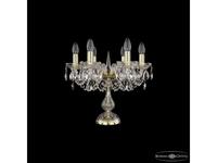 лампа настольная Bohemia Ivele Crystal 1402L/6/141-39 G   [1402L/6/141-39 G] прозрачный