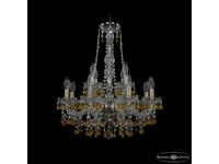 люстра хрустальная Bohemia Ivele Crystal 1410/8+4/195/h-63 Pa V1003   [1410/8+4/195/h-63 Pa V1003] п