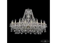 люстра хрустальная Bohemia Ivele Crystal 1411/20/400 G   [1411/20/400 G] прозрачный