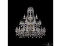 люстра хрустальная Bohemia Ivele Crystal 1411/20+10+5/460/3d G   [1411/20+10+5/460/3d G] прозрачный