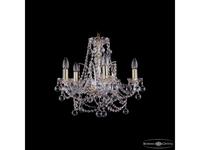 люстра хрустальная Bohemia Ivele Crystal 1411/5/160 G Balls   [1411/5/160 G Balls] прозрачный