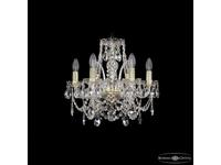 люстра хрустальная Bohemia Ivele Crystal 1411/6/141 G   [1411/6/141 G] прозрачный